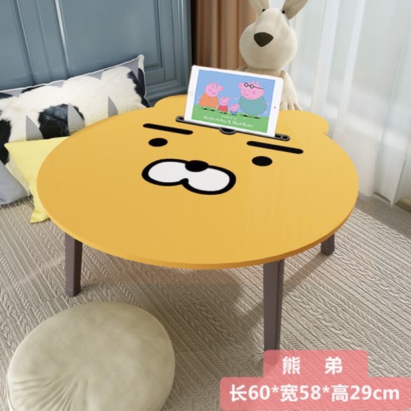 Bàn Gấp Gọn Hình Thú, Bàn Học Cho Bé sẵn 1 số màu và size