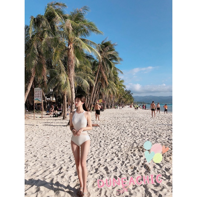 Đồ bơi một mảnh DUNEA hở lưng thời trang gợi cảm cho nữ