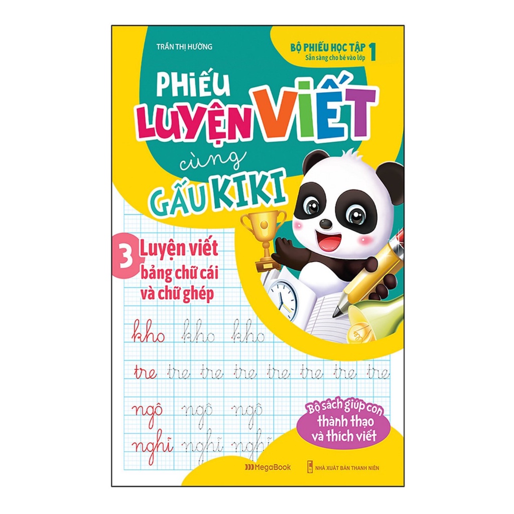 Sách- Phiếu Luyện Viết Cùng Gấu Kiki 3