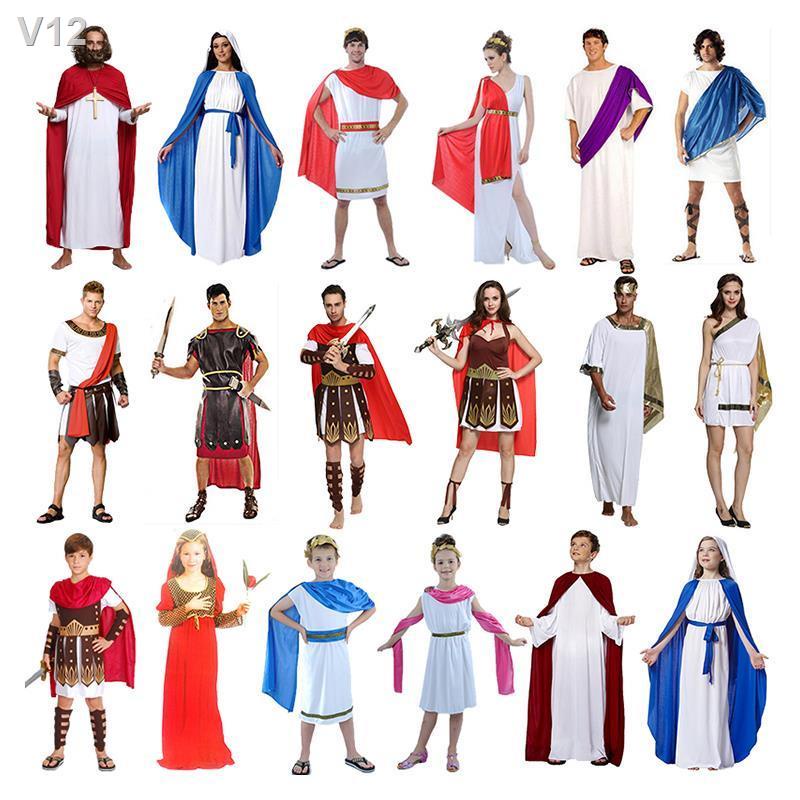 ☸❀Halloween Trang phục Đấu sĩ Cổ đại Người lớn Chiến binh Spartan La Mã