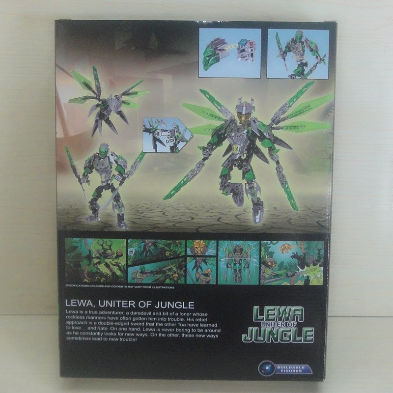 Mô hình lắp ráp Bionicle KSZ Lewa Uniter of Jungle 610-1