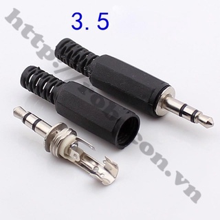 COMBO 5 JACK AUDIO 3.5MM ĐỰC 2 KÊNH