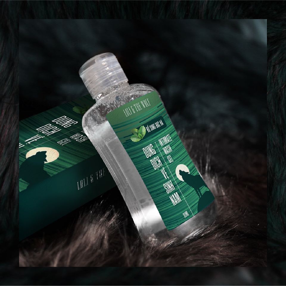 hàng trong kho   Bán sỉ  giá  đặc  biệt   Dung dịch vệ sinh nam dịu nhẹ lành tính chai 80ml nhỏ gọn - LOLI & THE WOLF[M&