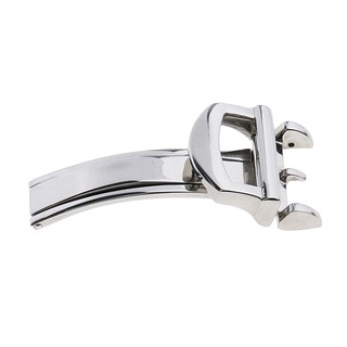 16mm Stainless Steel Deployment Clasp Folding Buckle For