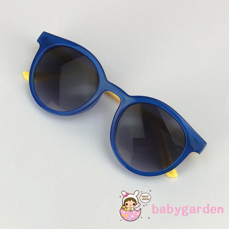 Kính Mát Gọng Hình Oval Chống Tia Uv Bảo Vệ Xinh Xắn Cho Bé