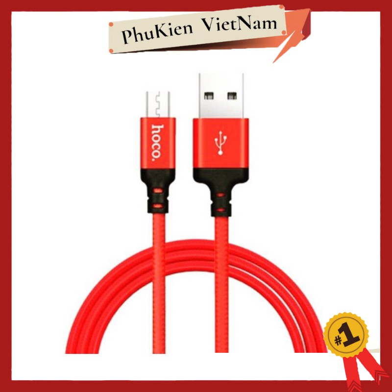 (2M) Cáp Sạc Hoco X14 đầu Micro USB chính hãng ✓ Cáp Android