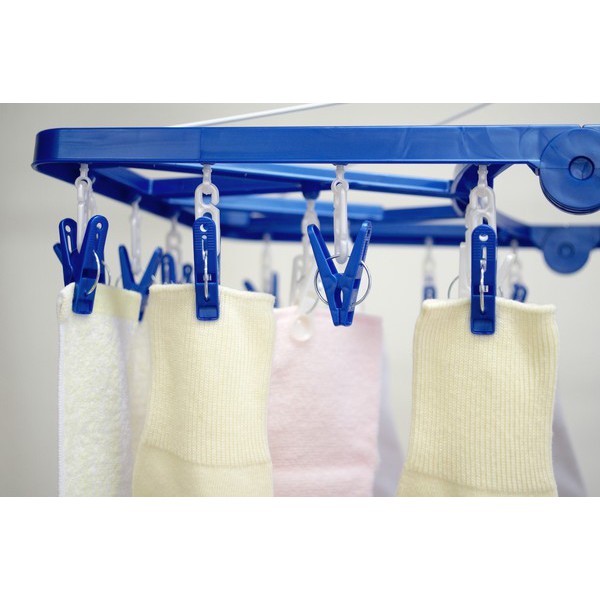 Móc chùm phơi đồ lót, đồ baby, tã, đồ nhỏ 24 kẹp Japan