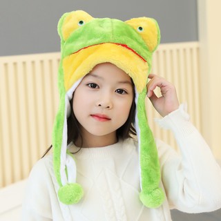 Mũ len lông dạ đầu thú cưng (Mèo, Heo, Cừu, Cá heo, Thỏ, Sư tử, Ếch) đáng yêu