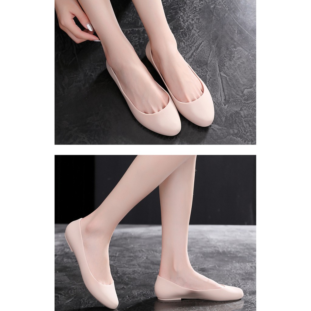 Giày nhựa đi mưa giày búp bê công sở đế mềm siêu nhẹ V182 | BigBuy360 - bigbuy360.vn