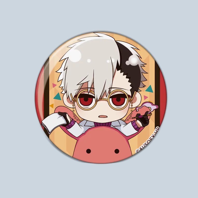 ( 1c ) Huy hiệu cài áo in hình JIBAKU SHOUNEN HANAKO KUN ver CẢM XÚC phụ kiện cài áo anime chibi xinh xắn