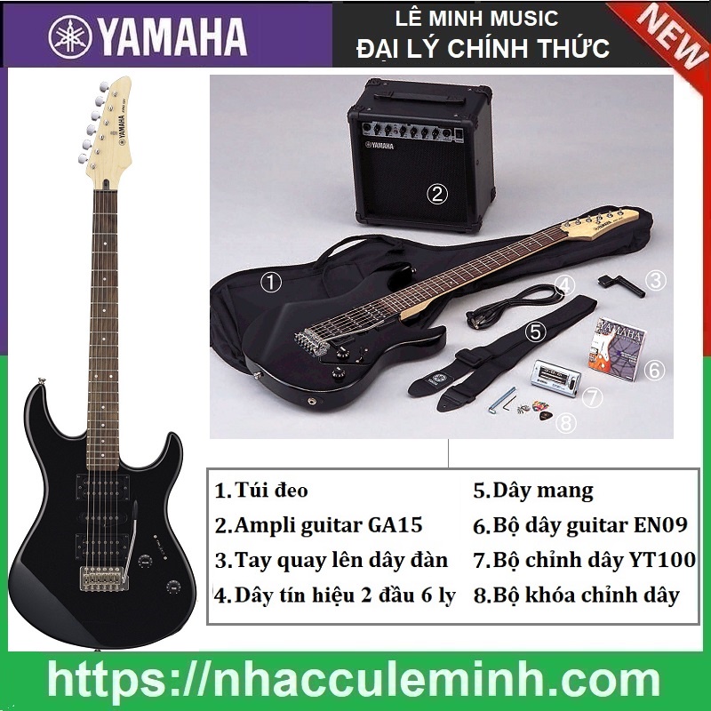Combo Guitar Điện Yamaha ERG121GPII Chính Hãng BH Toàn Quốc