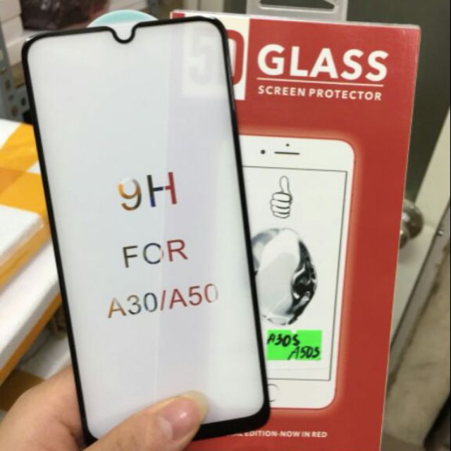 Kính cường lực 5D Xịn cho Galaxy A30S/ A50S/ A30/ A20/ A50 Full keo màn hình siêu cứng, viền vát cạnh siêu đẹp