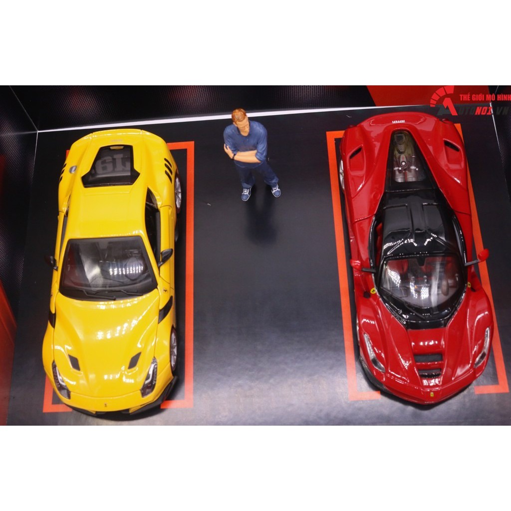 DIORAMA DECOR SHOWROOM FERRARI 35X25X15CM 1:24 PK020