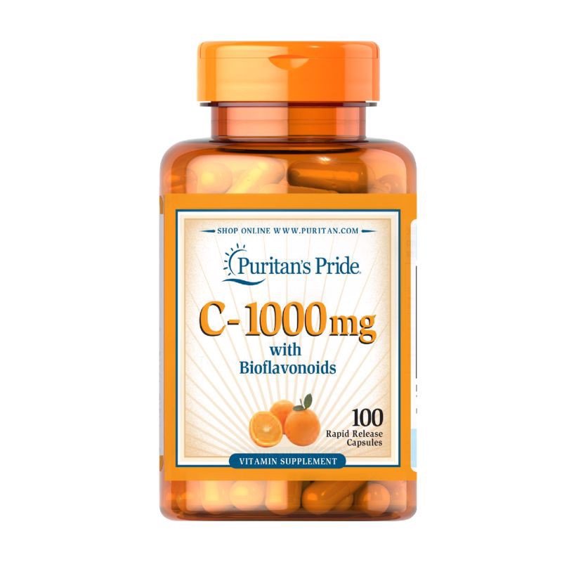 Viên uống vitamin c 1000mg Puritans Pride hộp 100 viên xuất xứ Mỹ