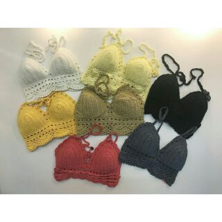 Bikini len sợi handmade hot trend hè thu 2018