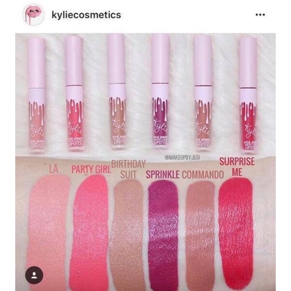 Set son kylie 6 màu