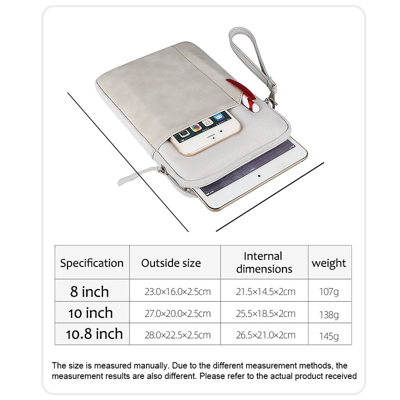 Túi Đựng Máy Tính Bảng Di Động EverToner New 8.4 9.7 10.8 Cho iPad Mini Pro 9.7 Air 2 3 10.5 11 Xiaomi Huawei Sumsung Lenovo 7.9-10.8