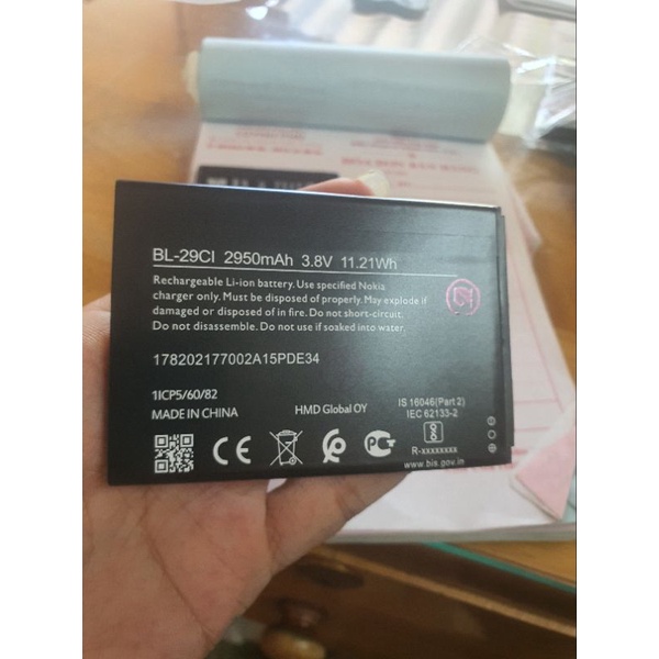 Pin nokia c20 BL-29CI 2950 mAh bao test đổi trả