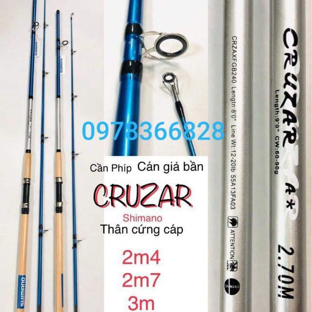 Cần câu SHIMANO CRUZAR 2 khúc rỗng 2m7