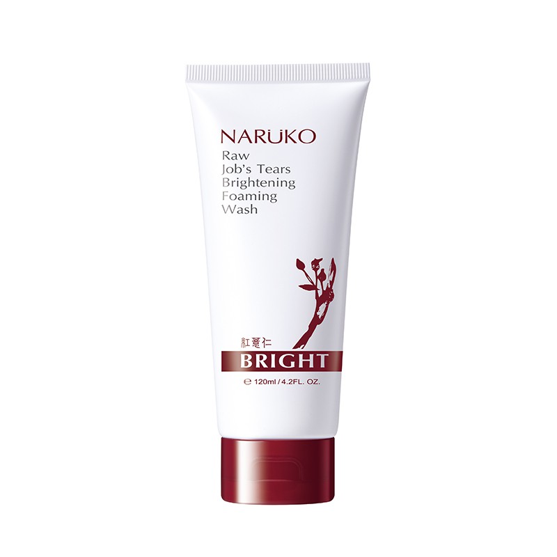 Naruko – Ý dĩ nhân đỏ sáng da mới– Sữa rửa mặt – Raw Job’s Tears Brightening Foaming Wash