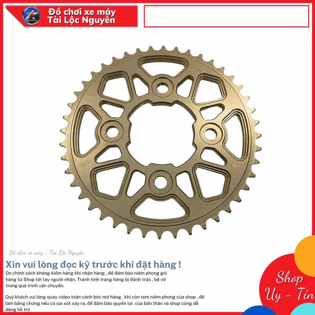 DĨA NHÔM 7075 ANODE EXCITER 150 VÀ HONDA WINNER/X