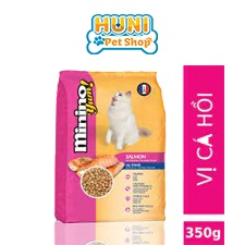 Thức ăn cho mèo Minino Yum hạt cho mèo mọi lứa tuổi gói 1.5 kg đồ ăn cho mèo vị cá hồi, hải sản thơm ngon - Huni Petshop