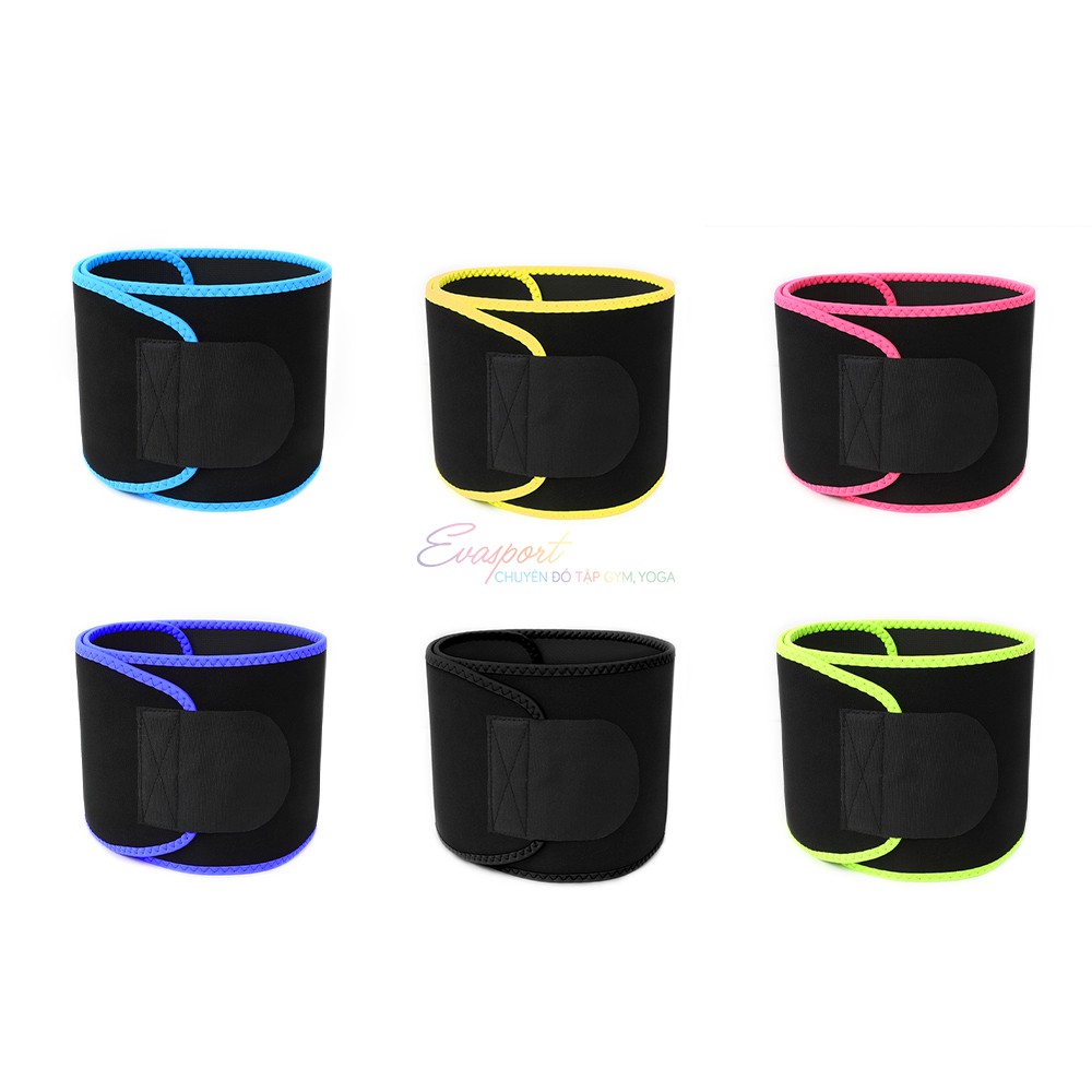 Đai Nịt Bụng Thể Thao Hỗ Trợ Giảm Mỡ Đổ Mồ Hôi, Đai Bụng Định Hình Tập Gym, Tập Yoga Tại Nhà EvaSport