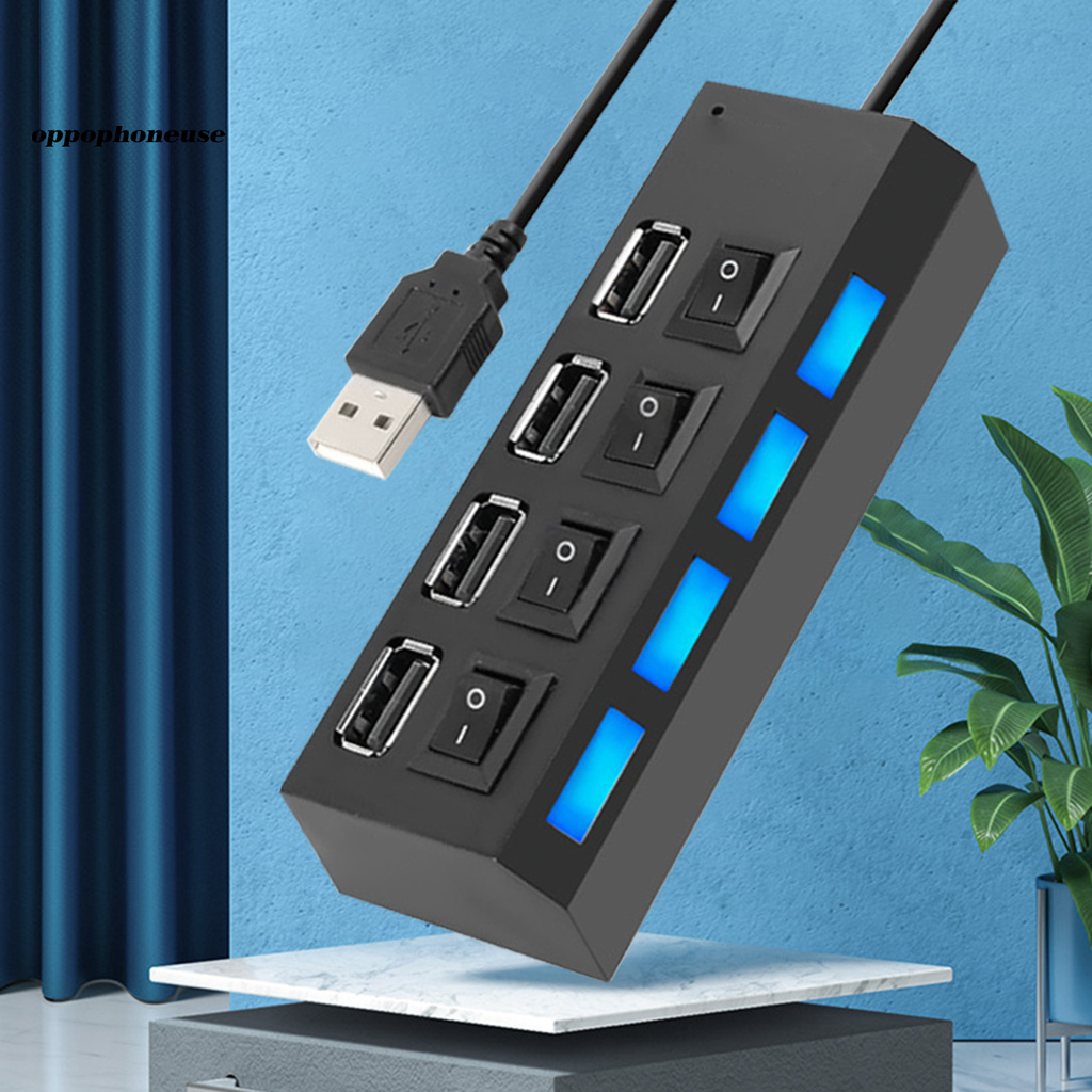 Bộ Chia 4 Cổng Usb 2.0 Cho Máy Tính