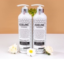 Phiên Bản Mới-Cặp Dầu Gội Adeline 650ml Phục hồi siêu mềm mượt, tạo độ tơi - phồng, ngăn dầu, ngăn rụng cho tóc