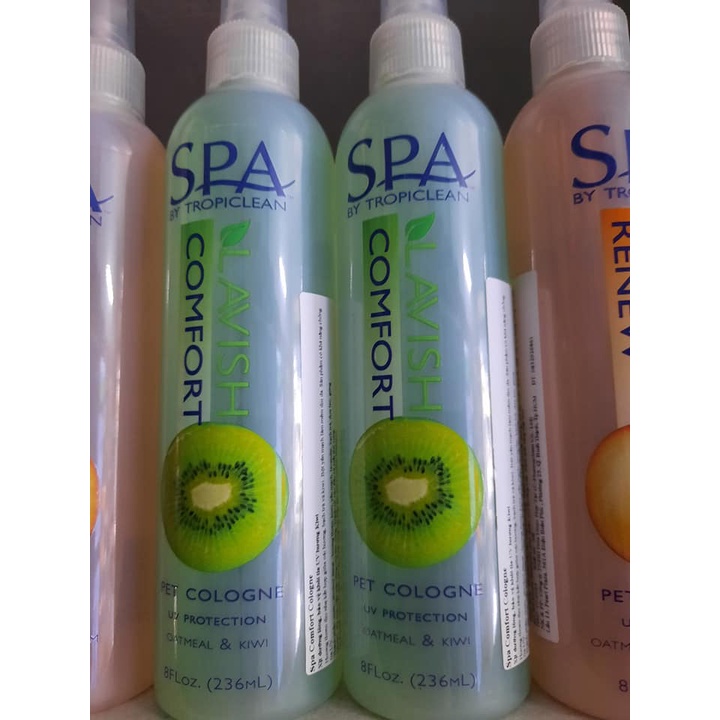 Xịt Dưỡng Lông Tropiclean Hương Kiwi Dành Cho Thú Cưng- Spa Comfort Cologne