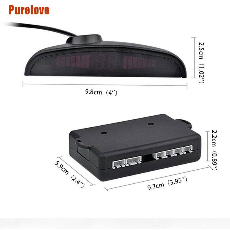 Hệ Thống Cảm Biến Đỗ Xe Có Đèn Led Màu Đen Thông Dụng Cho Xe Hơi | BigBuy360 - bigbuy360.vn