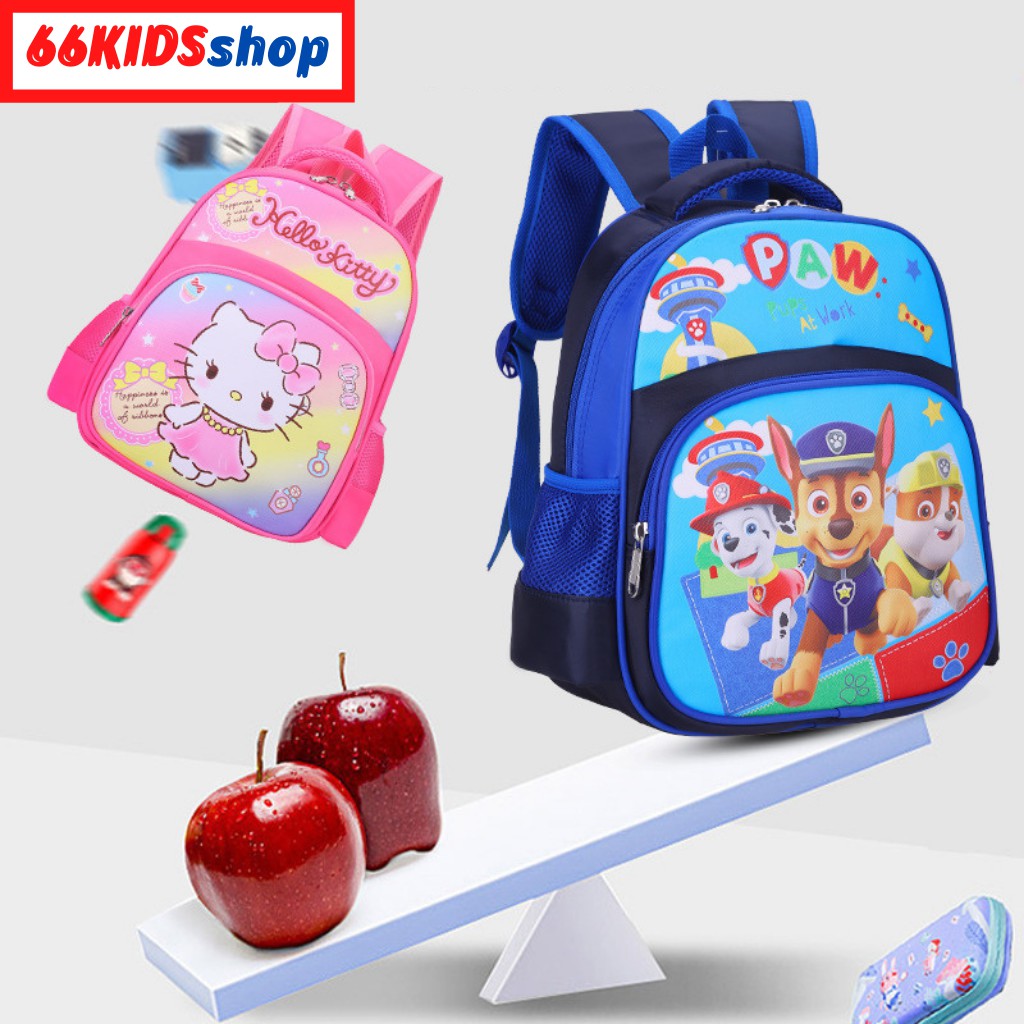 Balo cho bé mẫu giáo và tiểu học chống thấm nước hình cute đáng yêu 66KIDS SHOP
