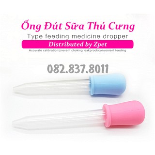 Ống đút sữa cho thú cưng - Hamster, sóc, thỏ, bọ, chó mèo