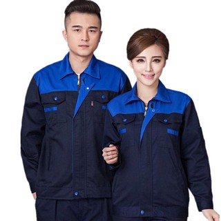 Áo bảo hộ lao động tím than phối xanh