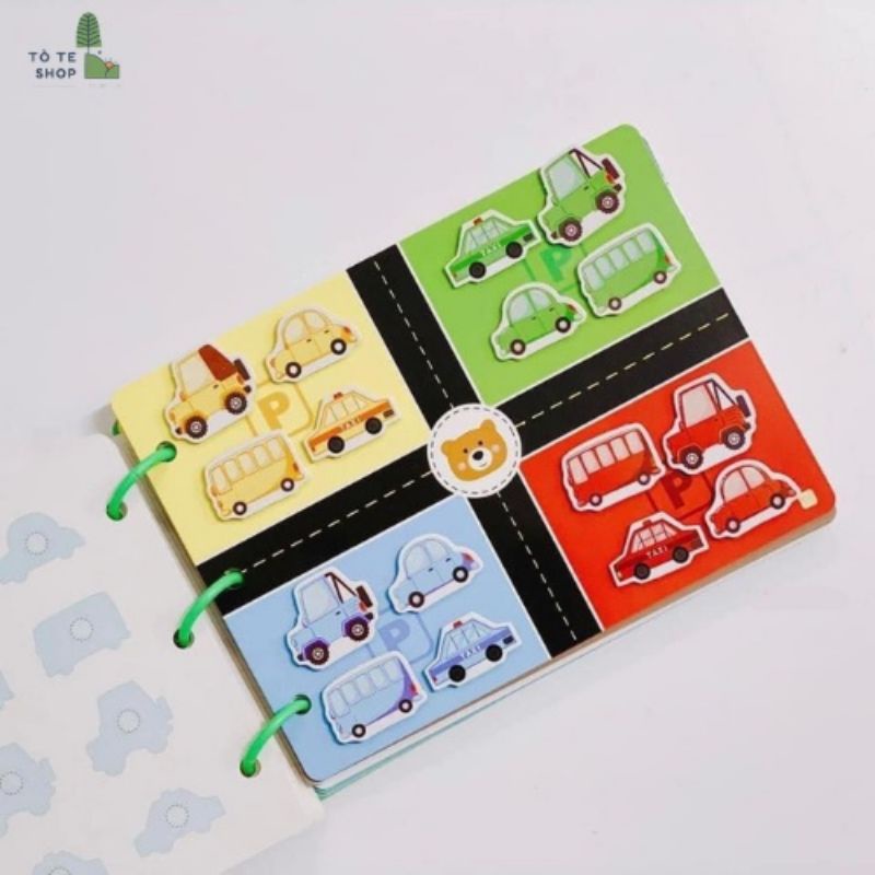 Học Liệu Bóc Dán 17 Chủ Đề, Đồ Chơi Giáo Dục Sớm Cho Bé, Bảng Bận Rộn Quiet Book, Busy Board, Bóc Dán Cho Bé 2-6 tuổi