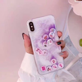 Ốp nhũ chảy icon báo hồng
