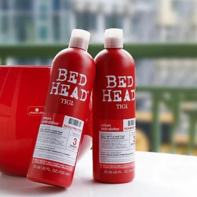 Dầu gội đầu tigi đỏ cao cấp, dầu xả cặp - Hàng cao cấp thơm, mềm, mượt 750ml