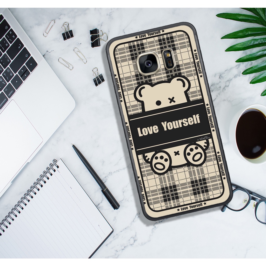 Ốp Lưng SamSung A9 PRO - C9 PRO - NOTE 7 - NOTE FE - A8 STAR , In Hình "Lovely Bear". Đẹp, Bền, Màu Sắc Bắt Mắt.