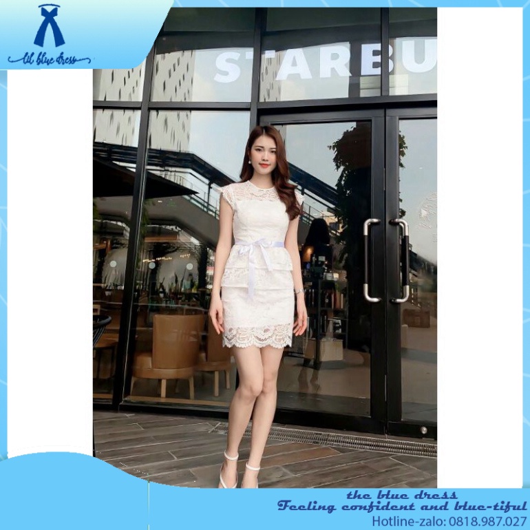 ✨QUẢNG CHÂU CAO CẤP✨ Đầm ren trắng đi dự tiệc - dạo phố 🔥FREESHIP🔥 bigsize công chúa tiệc cưới giá rẻ đẹp size lớn