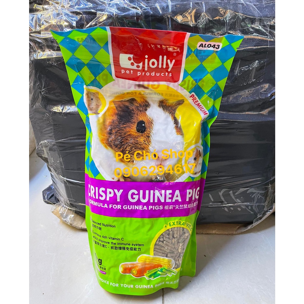 Thức ăn Cỏ nén cho Bọ ú túi 1ky Crispy của Jolly chính hãng .