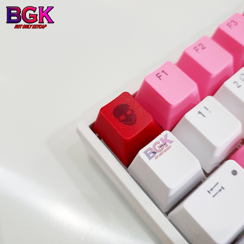 Keycap Lẻ Màu Đỏ Tươi Cherry profile in dye sub