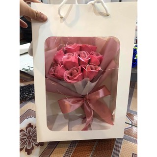 Hoa sáp túi -11b kèm đèn