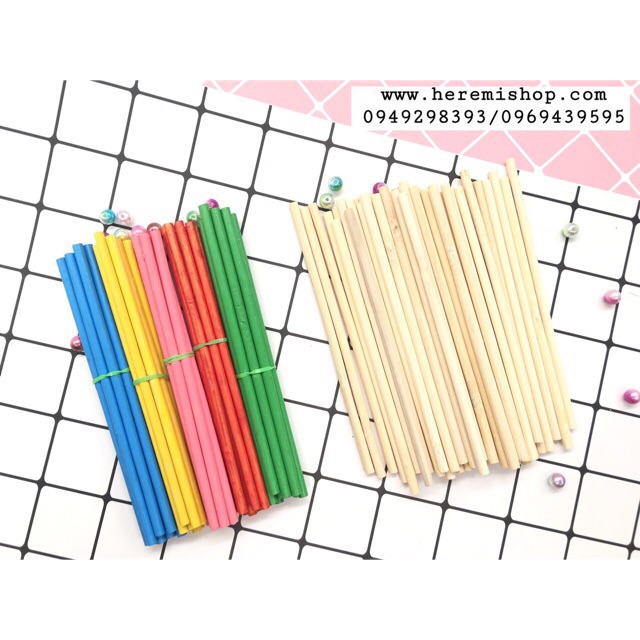 Que kem gỗ, que đè lưỡi làm thủ công, handmade
