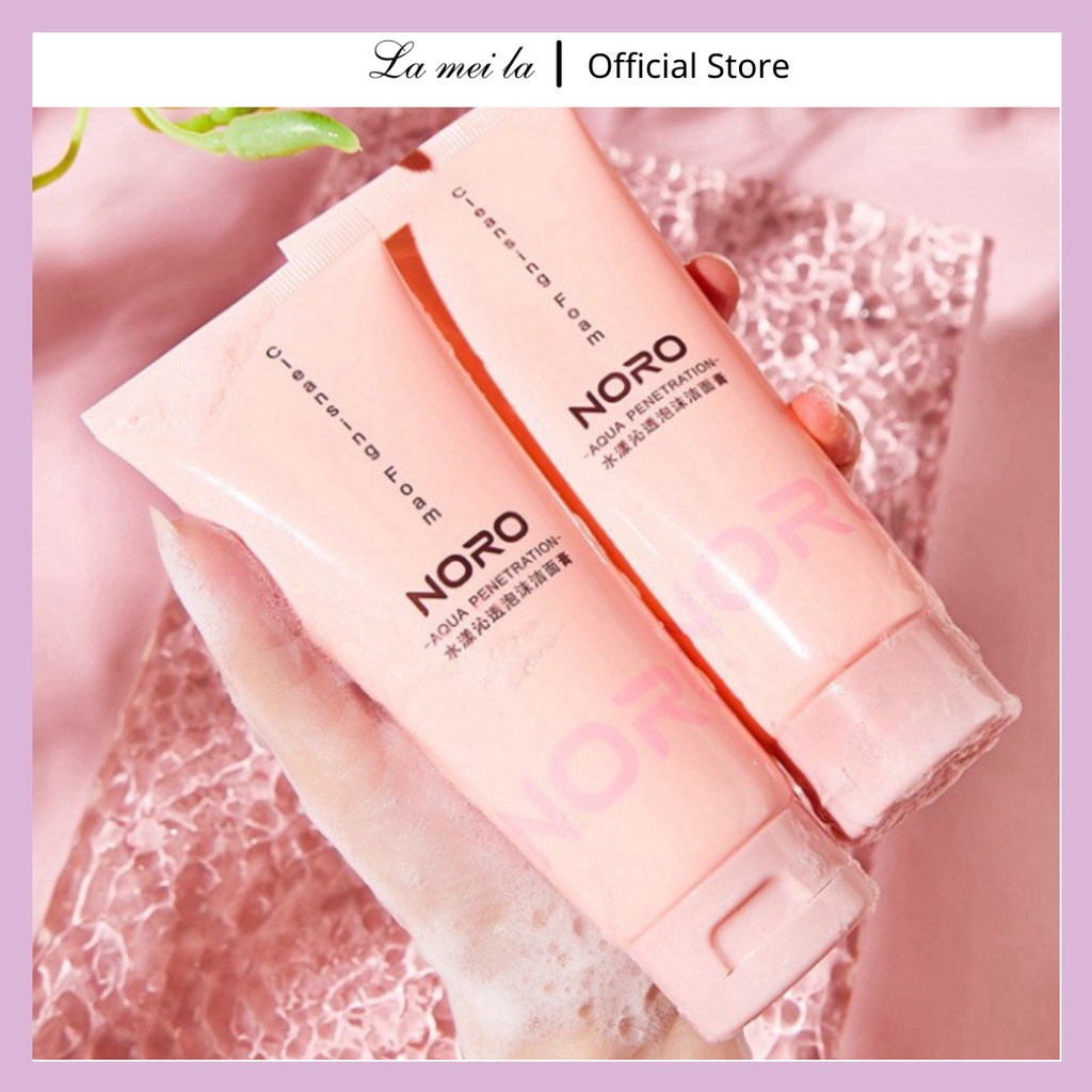 Sữa rửa mặt làm sạch sâu Noro dưỡng ẩm kiểm soát dầu 100g NSRM1