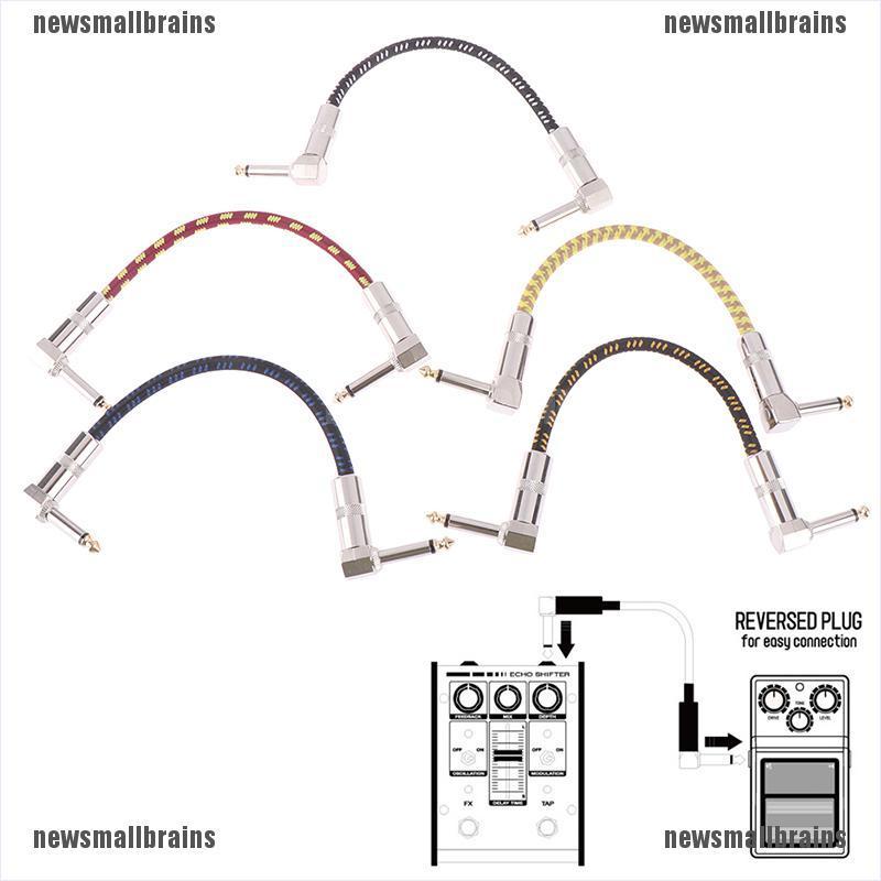 Newsmallbrains Guitar Pedal Patch Cable Guitar Pedal Effect Guitar Effects Cable Wire Cord E1 NSB