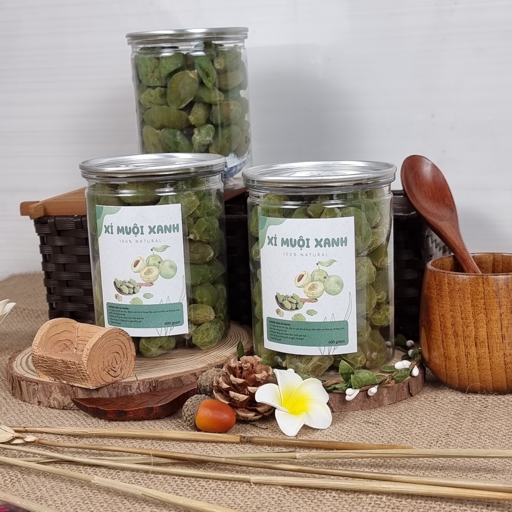 Xí Muội Xanh - Hủ pét 540ml 400g