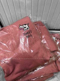 (ẢNH THẬT) ÁO SWEATER BÒ SỮA NỈ DA CÁ