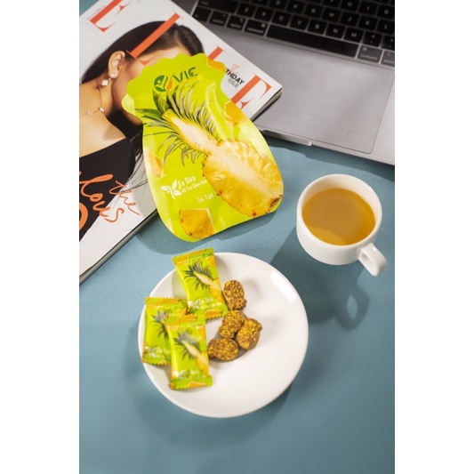 Combo Kẹo Dứa giảm cân và VitC 7 ngày