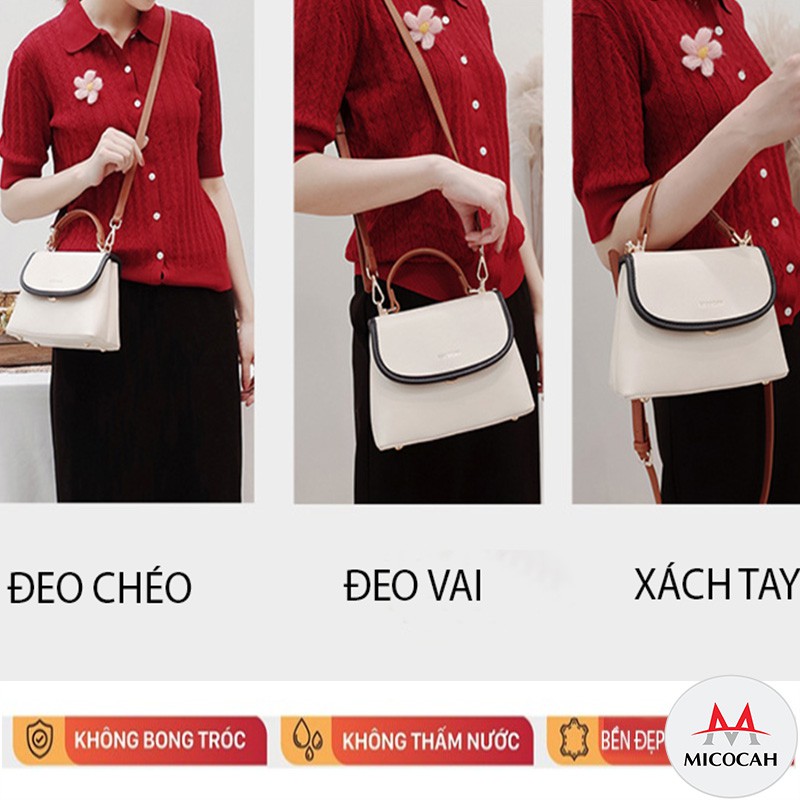 Túi Xách Nữ Đeo Chéo Đeo Vai MICOCAH Dáng Công Sở Thời Trang Phong Cách Retro Da Cao Cấp Cực Đẹp MC26 - Micocah Mall