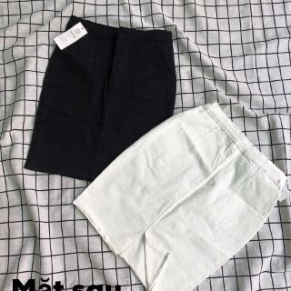 Váy kaki trơn(ảnh tự chụp)